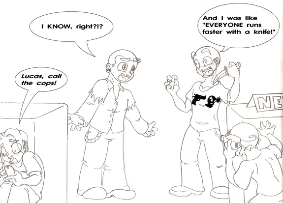 Pure Pwnage Scene Drawing Pure Pwnage Scene Drawing